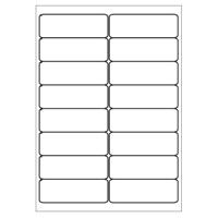 A4 etiketten 99,1 x 34 mm wit 100 vel Sorex
