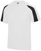 Just Cool JC003 Contrast Cool T - Arctic White/Jet Black - XXL