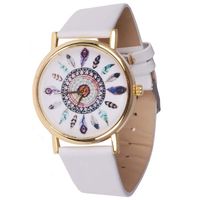 Fashion horloge Feather Dial White - thumbnail