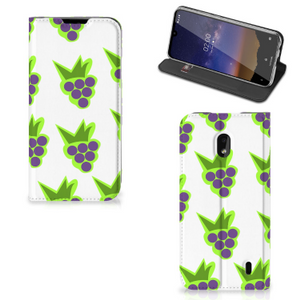 Nokia 2.2 Flip Style Cover Druiven