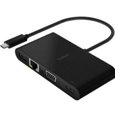 Belkin AVC004BTBK interface hub USB 3.2 Gen 1 (3.1 Gen 1) Type-C Zwart