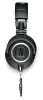 Audio-Technica ATH-M50X hoofdtelefoon/headset Hoofdtelefoons Bedraad Hoofdband Muziek Zwart - thumbnail