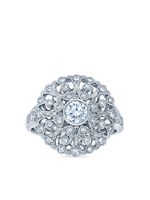 KWIAT bague Splendor Filigree Bombe en or blanc 18ct ornée de diamants - Argent