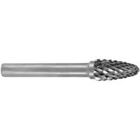 RUKO 116031 Freesstift Hardmetaal Ronde boog 8 mm Lengte 60 mm Schachtdiameter 6 mm