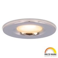 Dimbare LED inbouwspot chroom Venezia 6 Watt 2200-2700K IP65 - Dim to warm - thumbnail