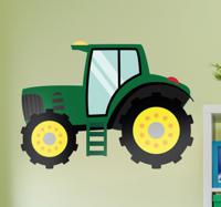 Kinderen landbouwtractor Muursticker