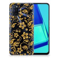 OPPO A52 | A72 | TPU Case | Gouden Bloemen