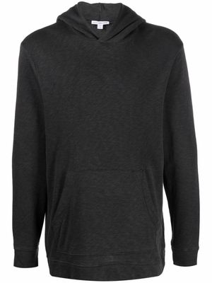 James Perse hoodie Terry à poche plaquée - Gris