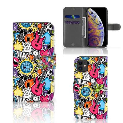 Apple iPhone 11 | Wallet Case | met Pasjes | Punk Rock