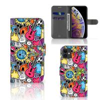 Apple iPhone 11 | Wallet Case | met Pasjes | Punk Rock