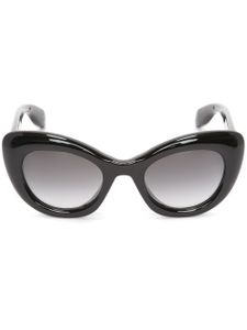 Alexander McQueen Eyewear lunettes de soleil à monture papillon - Noir