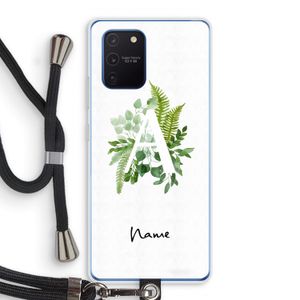 Green Brush: Samsung Galaxy Note 10 Lite Transparant Hoesje met koord