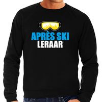 Apres ski trui Apres ski leraar zwart heren - Wintersport sweater - Foute apres ski outfit - thumbnail