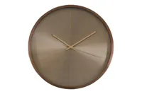 Wandklok copper 35x35x4cm brons