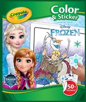 Crayola kleur- en stickerboek Disney Frozen II groen 36-delig
