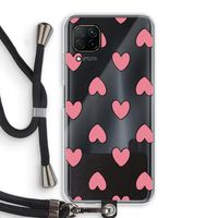 Ondersteboven verliefd: Huawei P40 Lite Transparant Hoesje met koord