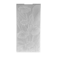 Nellie's Choice • 3d embossing folder achtergrond lelies 10,5x20,5cm