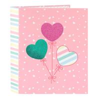 Ringmap BlackFit8 Globitos Roze A4 27 x 33 x 6 cm