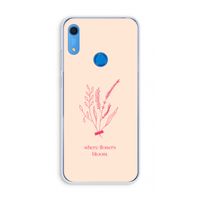 Where flowers bloom: Huawei Y6s Transparant Hoesje