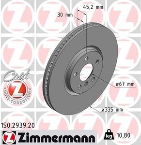 Remschijf Coat Z 150293920