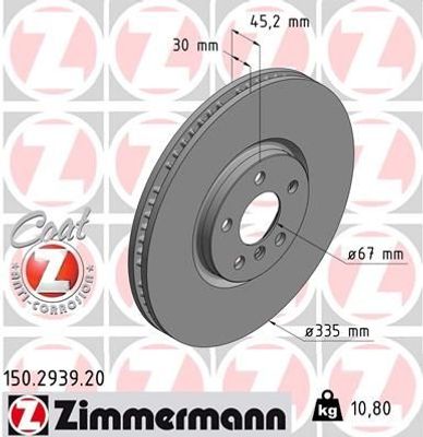 Remschijf Coat Z 150293920