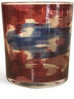 Les-Ottomans lot de quatre verres Ikat - Rouge