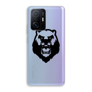 Angry Bear (black): Xiaomi 11T Pro Transparant Hoesje