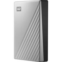 WD My Passport Ultra for Mac 4 TB Externe harde schijf (2,5 inch) USB-C Zilver WDBPMV0040BSL-WESN