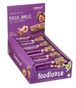 Foodloose Poesie amelie verkoopdoos 24 x 35 gr bio (840 gr)