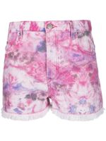 MARANT ÉTOILE short Lesia à imprimé tie dye - Rose