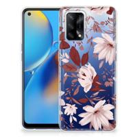 Smartphone hoesje OPPO A74 4G Watercolor Flowers Smartphone hoesje OPPO A74 4G Watercolor Flowers