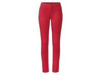 esmara Dames jeans, skinny fit, met normale taille (46, Rood) - thumbnail