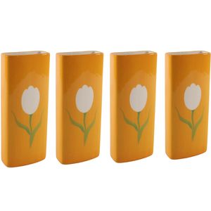 8x Stuks Radiatorbak luchtbevochtiger/waterverdamper - porselein - 20 x 8 cm