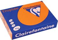 Clairefontaine Trophee A4 80gr fel oranje 500vel Clairefontaine Trophee A4 80gr fel oranje 500vel