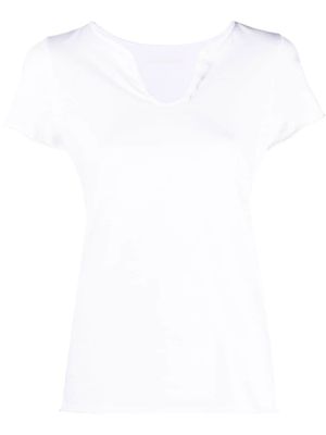 Zadig&Voltaire t-shirt en coton à manches longues - Blanc