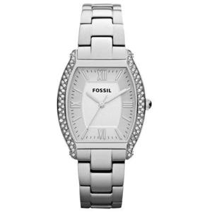 Fossil ES3174 Dames Wallace zilveren wijzerplaat roestvrij stalen armband horloge