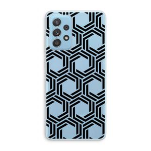 Geometrisch patroon: Samsung Galaxy A73 Transparant Hoesje