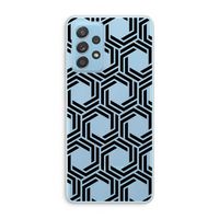 Geometrisch patroon: Samsung Galaxy A73 Transparant Hoesje