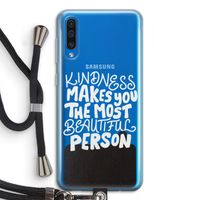 The prettiest: Samsung Galaxy A50 Transparant Hoesje met koord