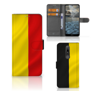 Nokia 2.4 Bookstyle Case Belgische Vlag