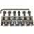 Graph Tech PG 0080 C6 String Saver Floyd Rose Style Saddles 6-String Saddles voor Floyd Rose-brug, chroom (6 stuks)