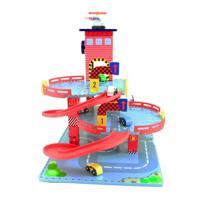 Mentari houten garage rood