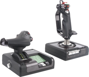 Logitech G Flight Control System Zwart, Zilver USB 2.0 Vluchtsimulator Analoog/digitaal PC