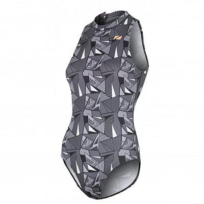 Zone3 OWS Renew High Neck badpak grijs dames