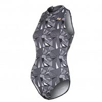 Zone3 OWS Renew High Neck badpak grijs dames