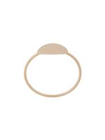 GINETTE NY bague disque en or 18ct et diamants - Métallisé
