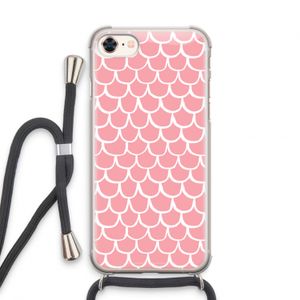 Dakpannetjes: iPhone 8 Transparant Hoesje met koord