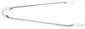 Falkx spatbordstang 28x1 5/8x1 3/8 zilver