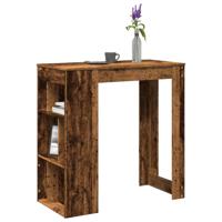 Bartafel met rekken 102x50x103,5 cm bewerkt hout oud houtkleur