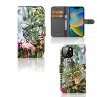 Telefoonhoesje | Met pasjeshouder | voor Apple iPhone 14 Jungle